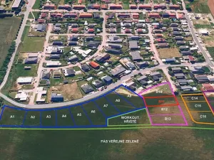 Prodej pozemku pro bydlení, Hrušovany u Brna, Pod Střediskem, 874 m2