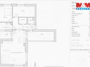 Pronájem bytu 3+kk, Praha - Šeberov, Novákova, 99 m2