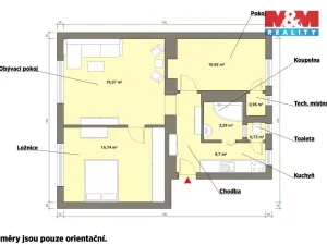 Prodej bytu 3+kk, Mariánské Lázně - Úšovice, Americká, 59 m2