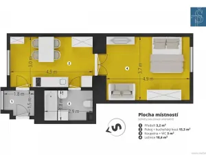 Prodej bytu 2+kk, Praha - Vyšehrad, Neklanova, 42 m2