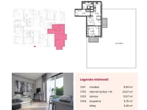 Prodej bytu 2+kk, Kolín, Pražská, 60 m2