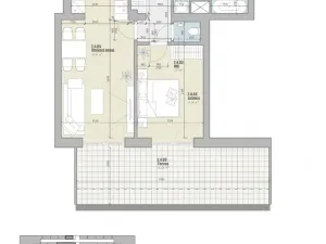 Pronájem bytu 2+kk, Boskovice, Hybešova, 61 m2