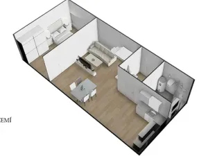 Pronájem bytu 3+kk, Rostěnice-Zvonovice, 64 m2