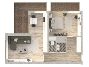 Pronájem bytu 2+kk, Letovice, Komenského, 57 m2