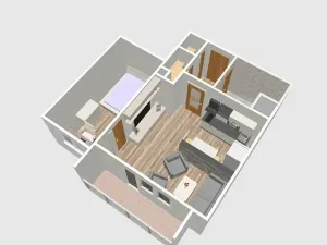 Pronájem bytu 2+kk, Brno, Krymská, 40 m2