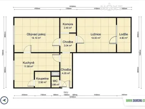 Prodej bytu 2+1, Olomouc, Varšavské nám., 56 m2