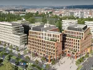 Pronájem kanceláře, Praha - Karlín, Rohanské nábřeží, 1000 m2