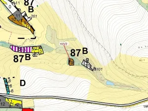 Dražba lesa, Psárov, 1251 m2