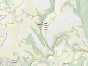 Dražba lesa, Benešov u Semil, 1649 m2