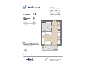 Prodej bytu 1+kk, Brno, Koliště, 23 m2