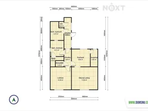 Prodej rodinného domu, Náměšť na Hané, Nové Dvory, 70 m2