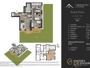 Prodej bytu 4+kk, Kutná Hora, Plk. Loudy, 81 m2