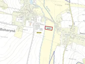 Prodej louky, Boharyně, 6581 m2