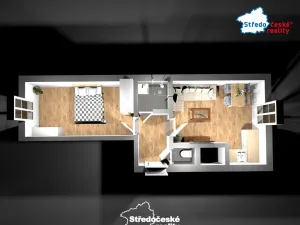 Pronájem bytu 2+kk, Praha - Vysočany, Prokopka, 53 m2