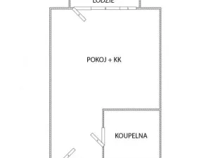 Pronájem bytu 1+kk, Bohumín, Svat. Čecha, 29 m2