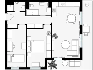Prodej bytu 3+kk, České Budějovice, Branišovská, 84 m2