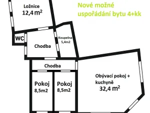 Prodej bytu 2+1, Boskovice, Havlíčkova, 82 m2