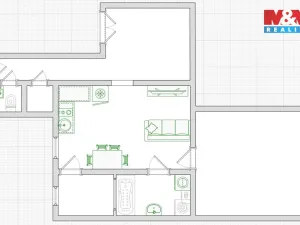 Pronájem bytu 2+1, Plzeň - Jižní Předměstí, Němejcova, 67 m2