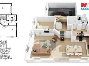 Prodej rodinného domu, Úvaly, Rokycanova, 132 m2