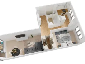 Pronájem bytu 2+1, Ostrava, Mánesova, 55 m2