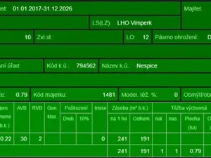 Prodej podílu lesa, Vacov, 23843 m2