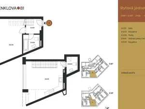 Prodej bytu 2+kk, Praha - Libeň, Zenklova, 60 m2