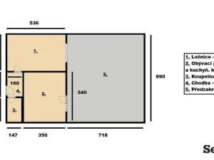 Prodej bytu 2+kk, Milovice, Armádní, 48 m2