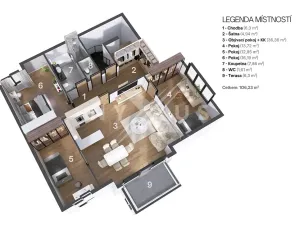 Prodej bytu 4+kk, Praha - Zbraslav, K Havlínu, 104 m2