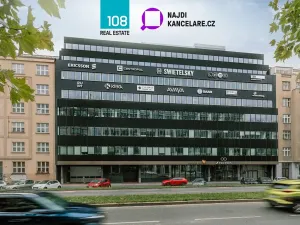 Pronájem kanceláře, Praha - Karlín, Sokolovská, 544 m2