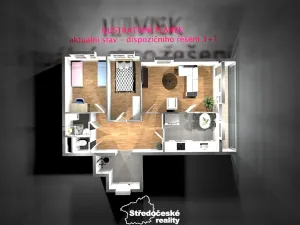 Prodej bytu 3+1, Praha - Horní Měcholupy, Veronské nám., 85 m2