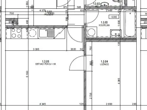 Pronájem bytu 2+kk, Jablonec nad Nisou, Jungmannova, 52 m2