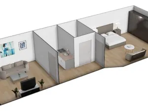 Pronájem bytu 2+1, Brno - Maloměřice, Obřanská, 44 m2