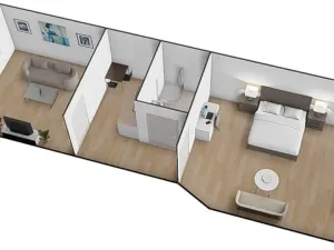 Pronájem bytu 2+1, Brno - Maloměřice, Obřanská, 44 m2