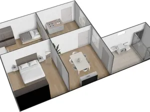 Pronájem bytu 3+1, Brno - Maloměřice, Obřanská, 58 m2