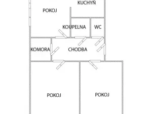 Prodej bytu 3+kk, Pečky, V Kaštánkách, 71 m2