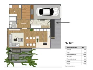 Pronájem rodinného domu, Praha - Březiněves, Skřivánčí, 157 m2