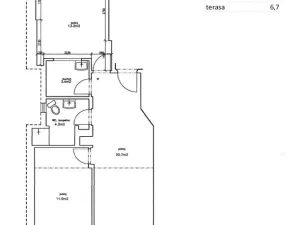 Pronájem bytu 3+1, Praha - Vršovice, Holandská, 53 m2