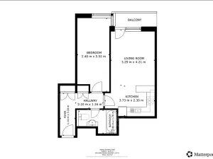 Prodej bytu 2+kk, Praha - Troja, Hnězdenská, 47 m2