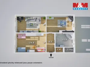 Prodej bytu 3+kk, Teplice, Duchcovská, 79 m2