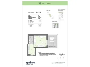 Pronájem bytu 1+kk, Brno, Cejl, 32 m2