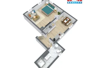 Prodej bytu 1+1, Benešov nad Ploučnicí, Palackého, 40 m2