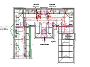 Pronájem kanceláře, Ostrava - Zábřeh, Dolní, 243 m2