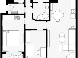 Prodej bytu 3+1, Praha - Petrovice, Rezlerova, 69 m2