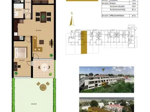 Prodej podílu bytu 3+kk, Přezletice, Zahradní, 148 m2