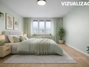 Pronájem bytu 2+1, Kadaň, Na Podlesí, 55 m2