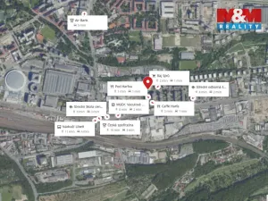 Pronájem bytu 2+kk, Praha - Vysočany, Pod Harfou, 52 m2