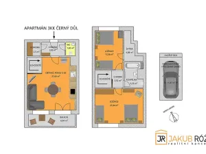 Prodej bytu 3+kk, Černý Důl, 92 m2