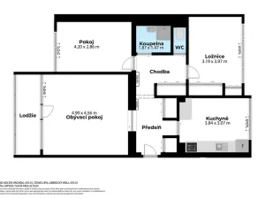 Prodej bytu 3+1, Česká Lípa, Pod Holým vrchem, 73 m2