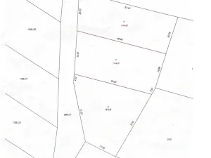 Prodej louky, Velké Popovice, 1030 m2