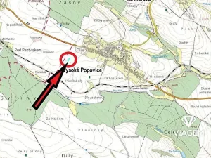 Prodej podílu pole, Vysoké Popovice, 813 m2